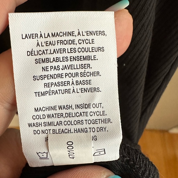 REITMANS “Signature” Ribbed Black Sleeveless Tank Swing Dress / XXL - Picture 5 of 7